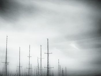 Low angle view of cloudy sky