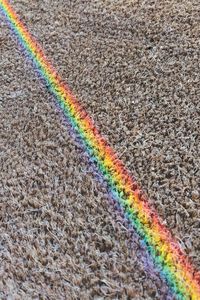 Full frame shot of multi colored rug