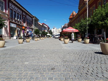 View of city street