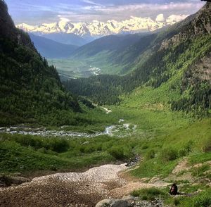 Scenic view of mountains