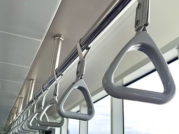 Low angle view of spiral staircase