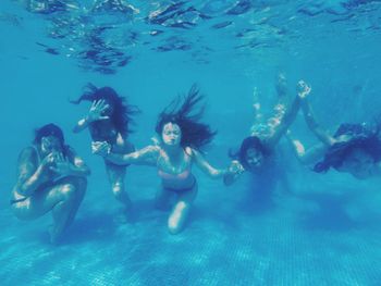 swimming