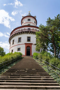 Low angle view of building against sky