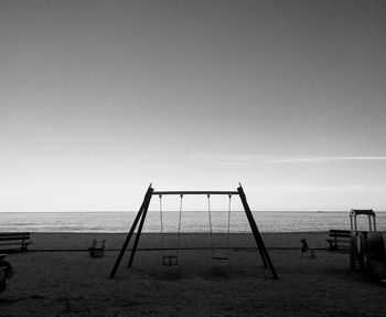 Swings at beach