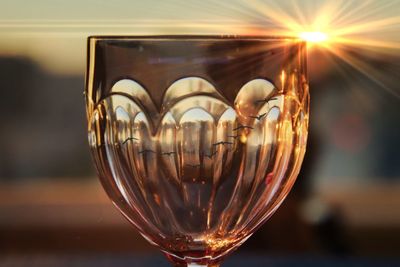 A wine glass 