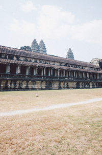 Exterior of historic building against sky