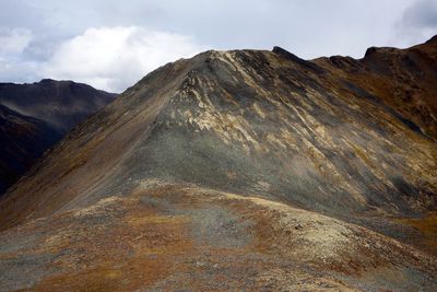 Scenic view of desert against sky