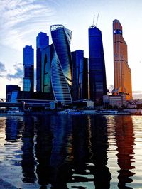 City skyline against sky