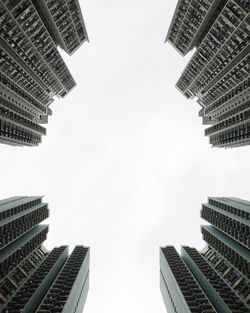 Low angle view of modern building