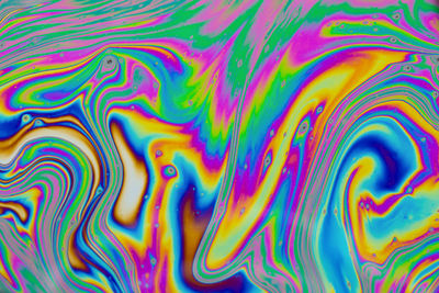 Full frame shot of multi colored water