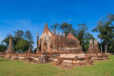 Old temple against sky