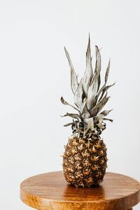 Pineapple against white background