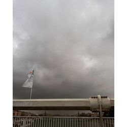 Low angle view of cloudy sky