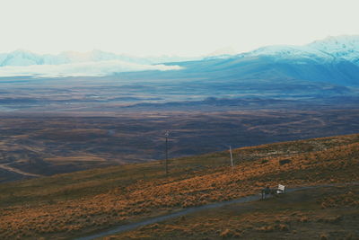 Scenic view of mountains