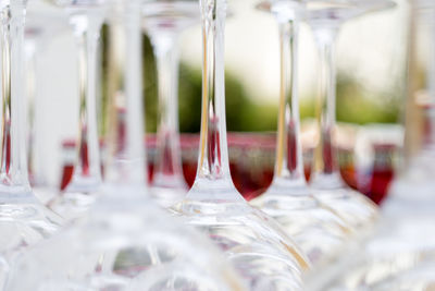 Close-up of wine glass