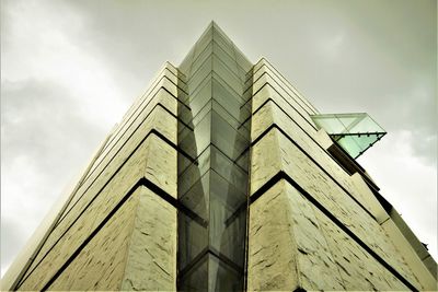 Low angle view of building against sky