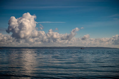 Panoramic view of sea against sky