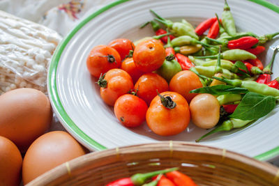 Close-up of fresh tomatoes