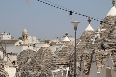 Low angle view of buildings against sky