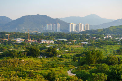 Cityscape against sky