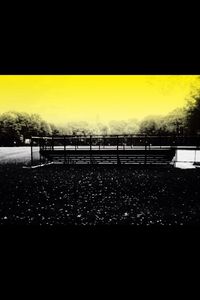 View of landscape at sunset