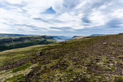 Scenic view of landscape against sky