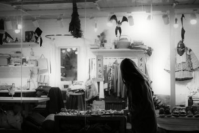 People sitting in kitchen