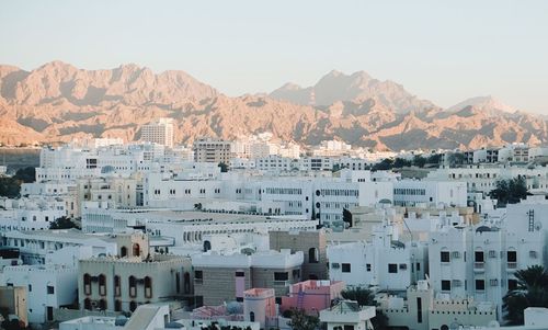 Buildings in a town