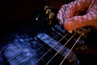 Close-up of guitar