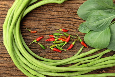 Directly above shot of vegetables