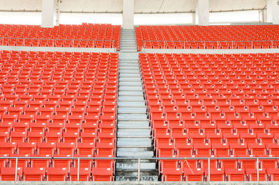 Full frame shot of empty seats