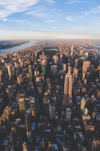 Aerial view of city