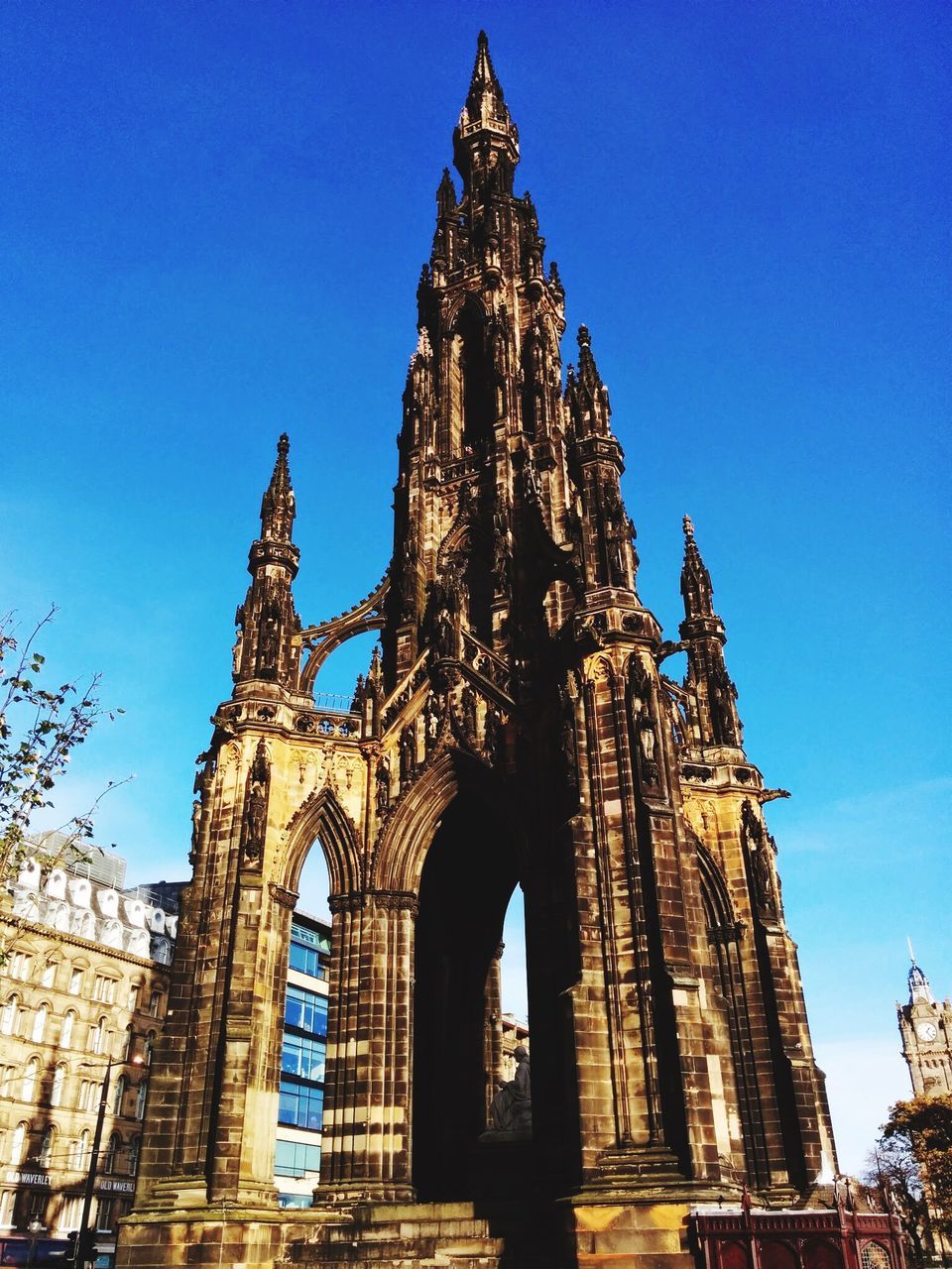 architecture, built structure, place of worship, religion, clear sky, building exterior, spirituality, church, blue, low angle view, famous place, history, cathedral, travel destinations, tower, tourism, travel, old