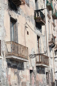 Low angle view of old building