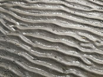 Full frame shot of wet sand