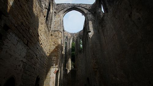 View of old ruin building