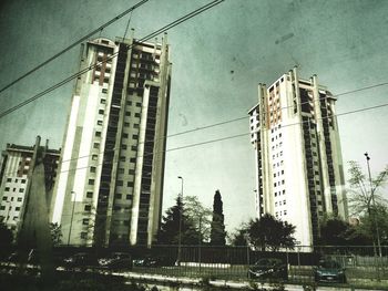 Low angle view of building against sky