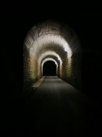 Illuminated tunnel