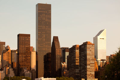 Skyline of buildings at midtown manhattan, new york city, ny, united states