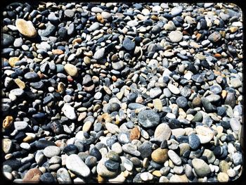 Full frame shot of pebbles