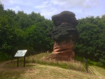 Statue in park