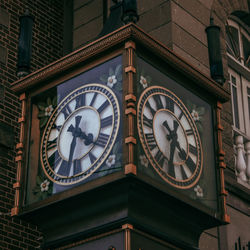 Low angle view of clock tower