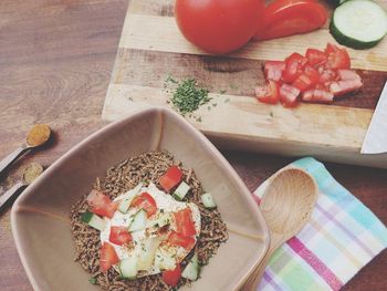 Close up of food in bowl