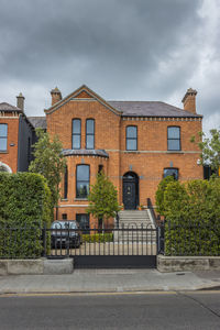 Another moody day in dublin, expensive houses in rathgar district