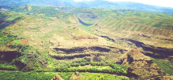 Scenic view of mountains