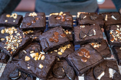 Close-up of chocolate cake