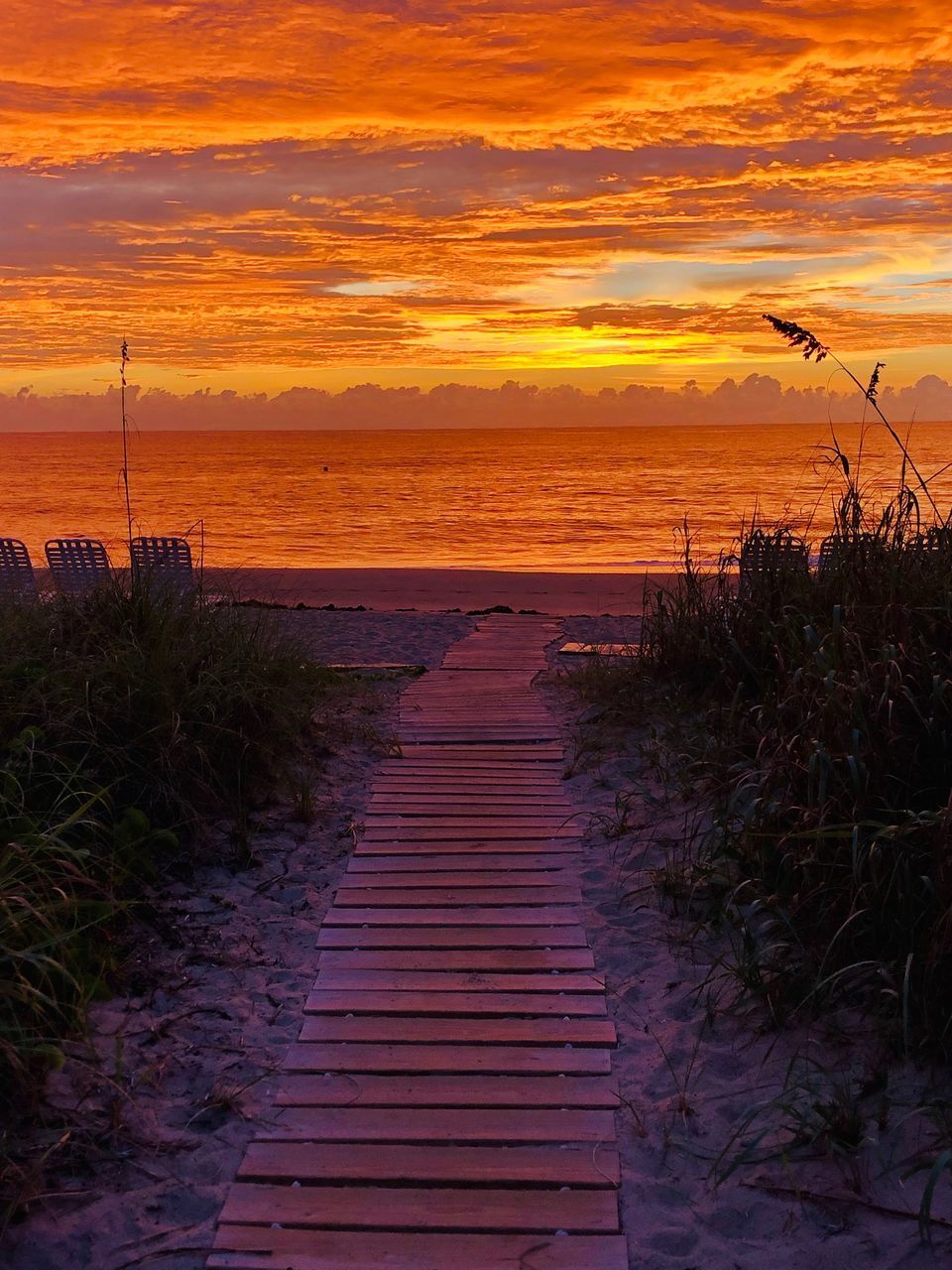 SCENIC VIEW OF SEA DURING SUNSET