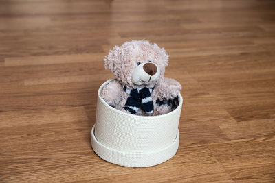 Close-up of stuffed toy on table