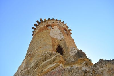 Low angle view of blue sky