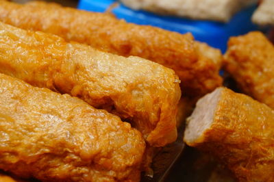 Close-up of served food in plate